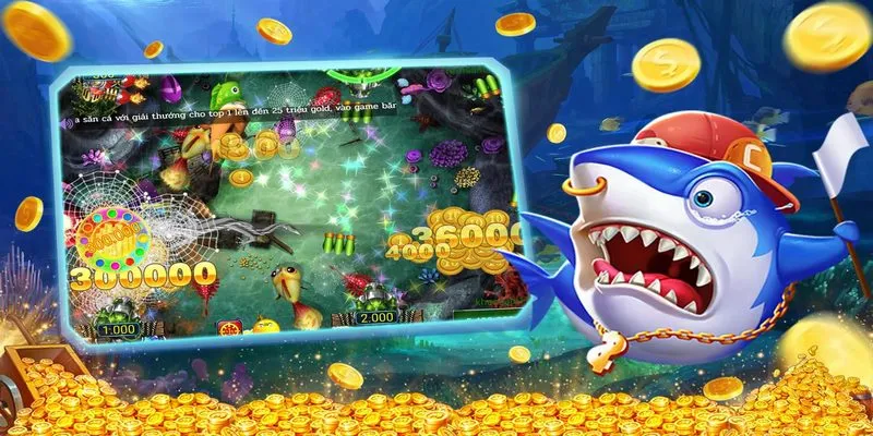 Giao diện game bắn cá trực tuyến